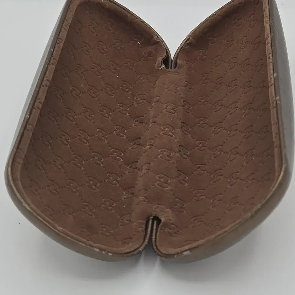 Vintage Gucci Glasses Case W/ Velvet Interior (No Glasses Included) Used